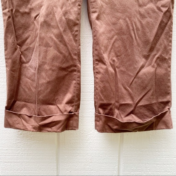 brown crop pants - Picture 4 of 6